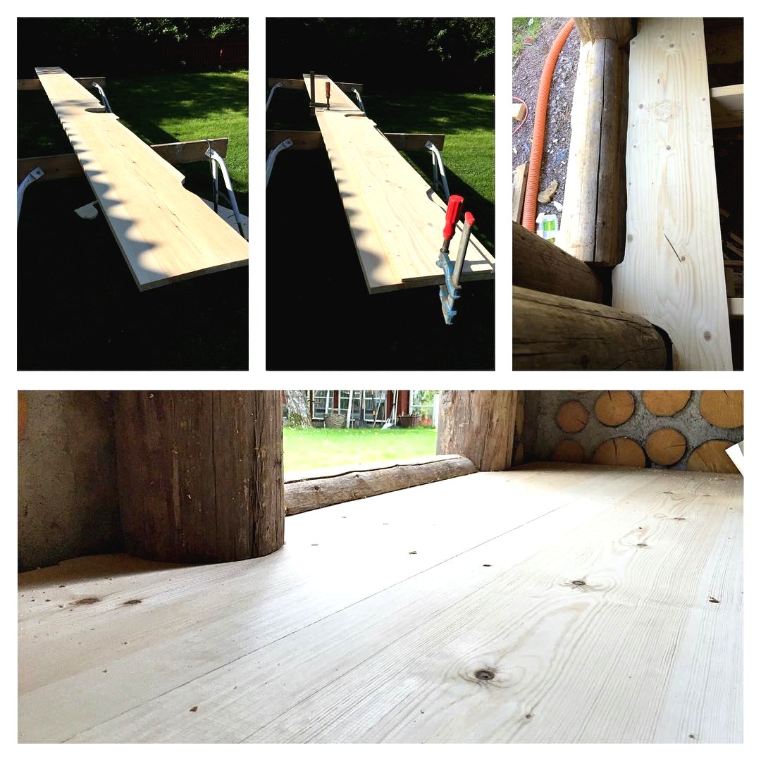 Необычная баня из бревен - фото 9