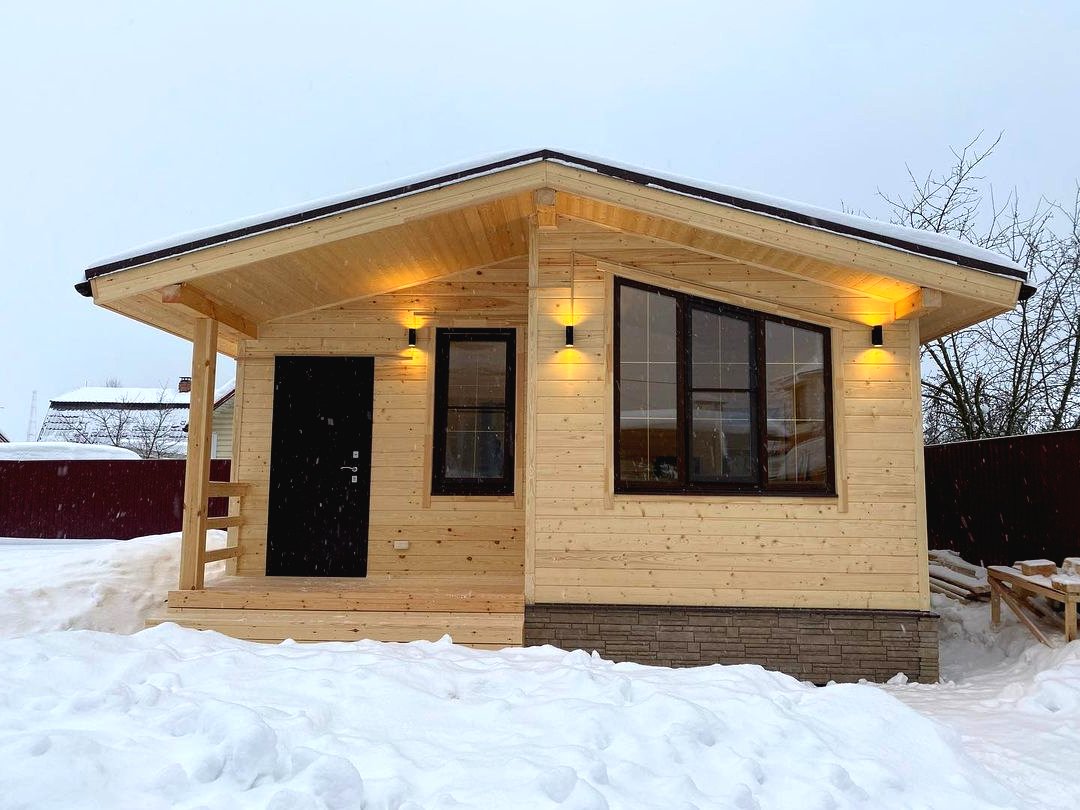 Каркасная баня 6х6 метров - фото 2