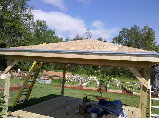 Беседка из дерева - фото 39