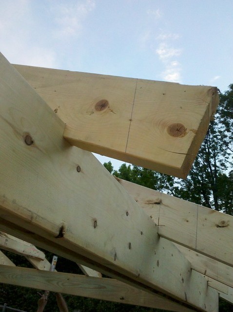 Беседка из дерева - фото 21