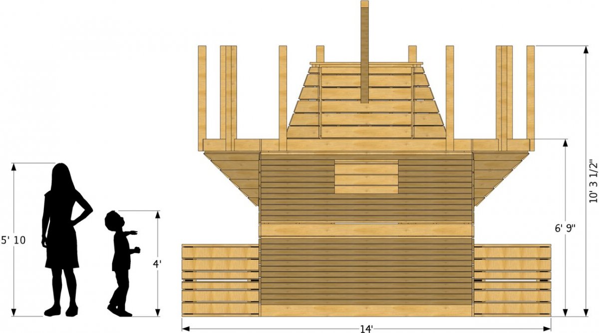 Танк из дерева - фото 7