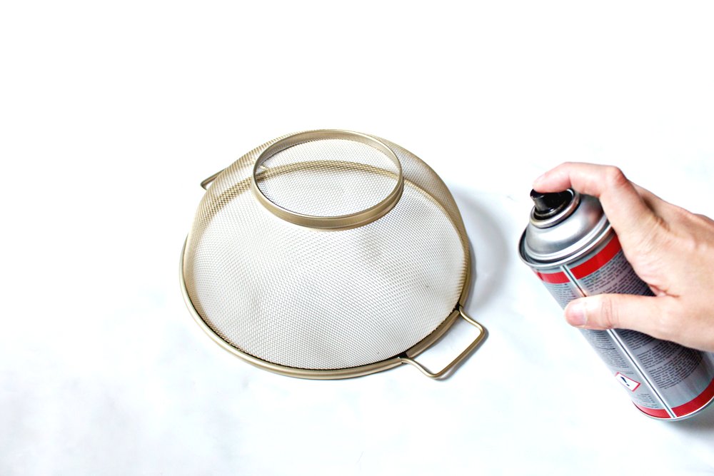 Подвесной горшок из сита - фото 2