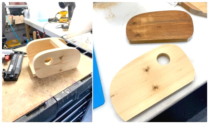 Необычный скворечник своими руками из дерева - фото 4