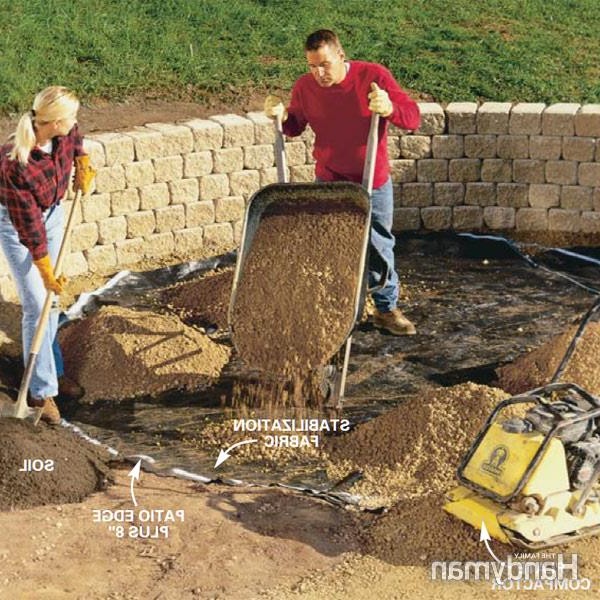 Патио в форме круга - фото 11