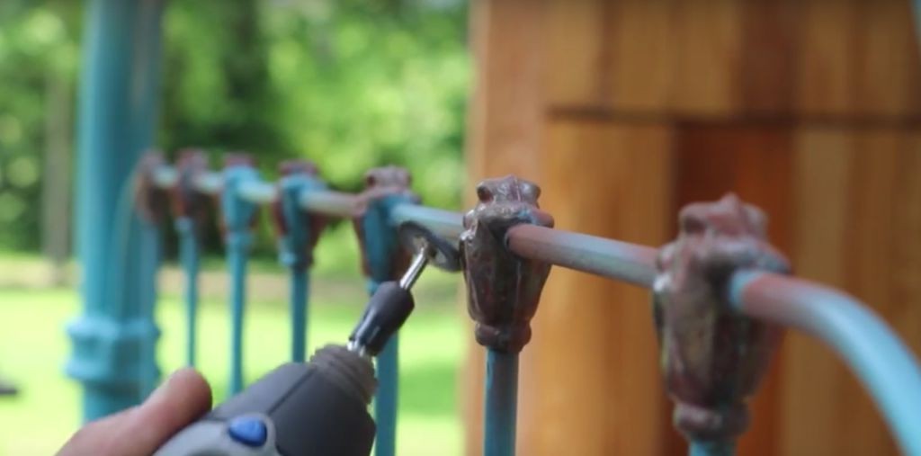 Кровать на скамейку - металлическая версия - фото 13