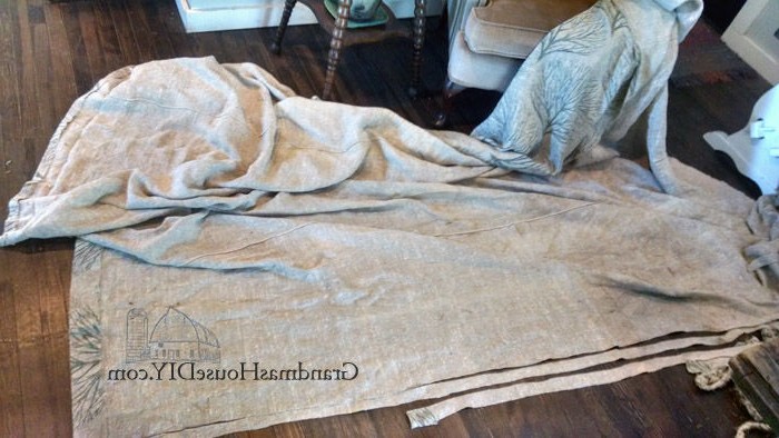 Плетеный коврик из ткани - фото 2