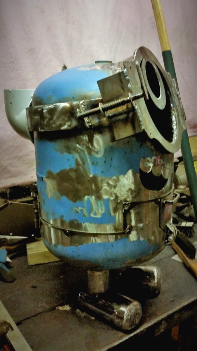 Крутая печь из газового баллона - фото 12