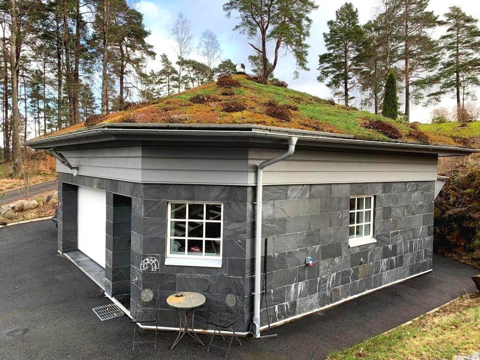 Необычный восьмиугольный бревенчатый дом - фото 17