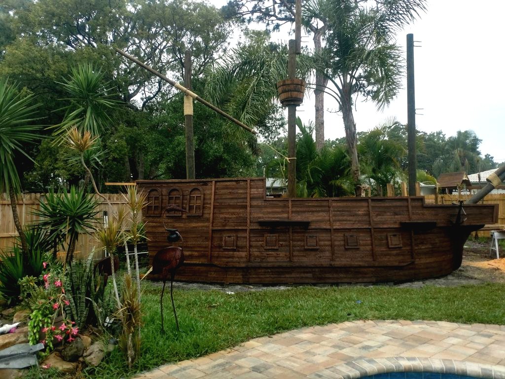 Оригинальный детский игровой домик - Пиратский корабль - фото 10