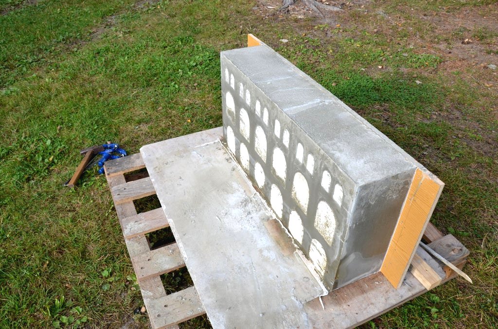 Садовая скамья из цемента - фото 14