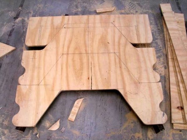 Стол из фанеры - фото 4