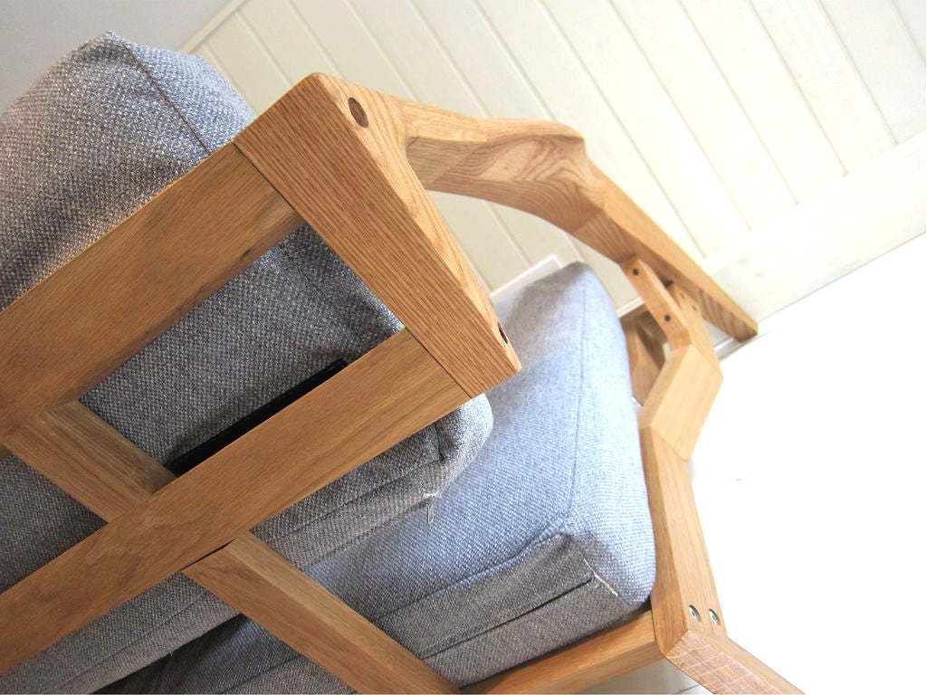 Диван из дубового дерева - фото 4