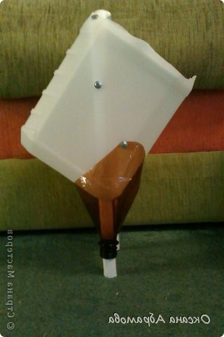 Филин из пластиковых бутылок - фото 2