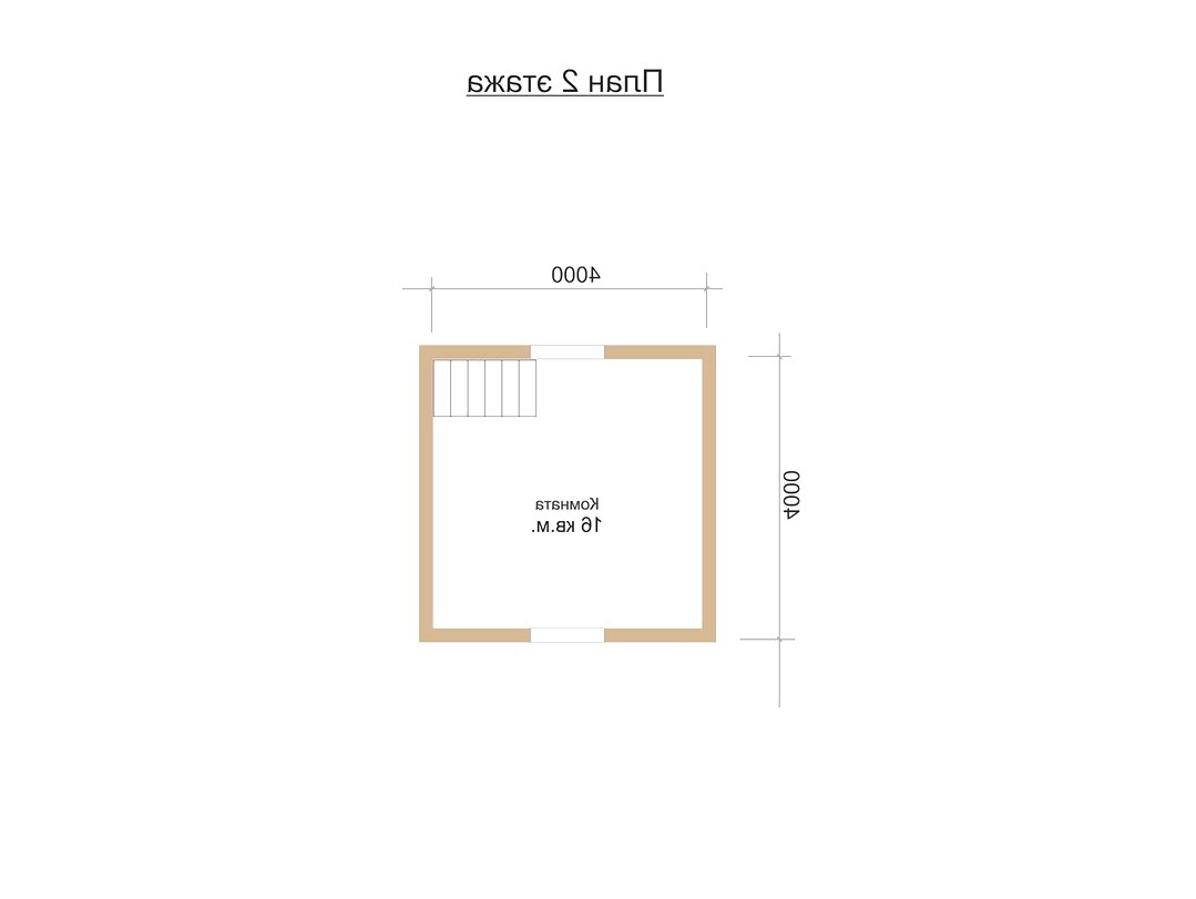Дачный домик с мансардой 4х6 - фото 8