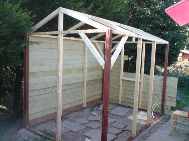 Сарай из дерева - фото 9