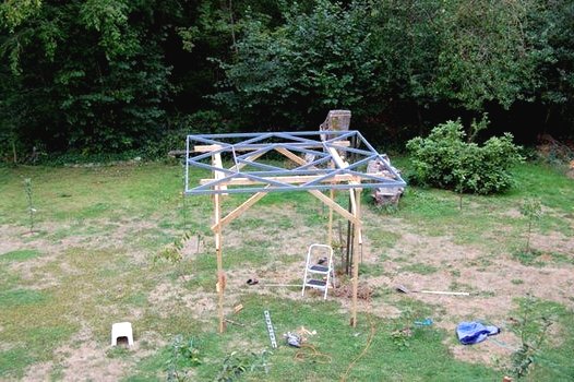 Пергола из железных профилей - фото 12