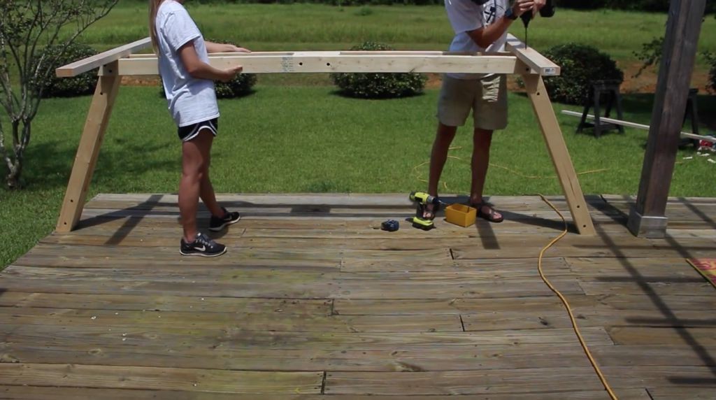 Уличная стойка для гамака - фото 6