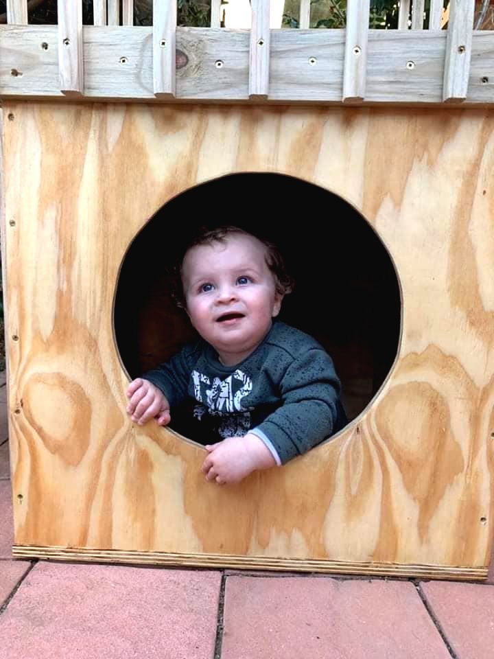 Детская горка из дерева - фото 8