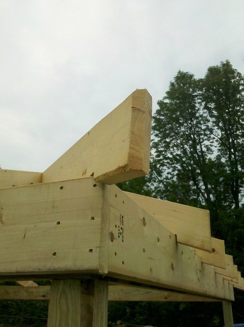 Беседка из дерева - фото 22