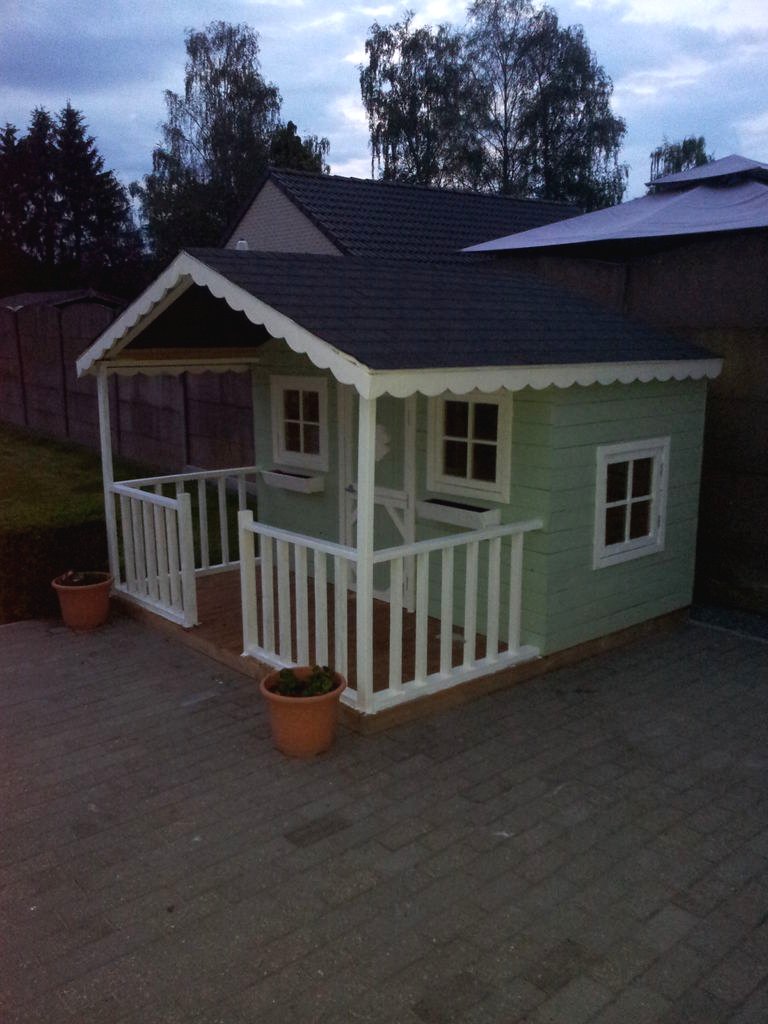 Игровой домик из поддонов - фото 17