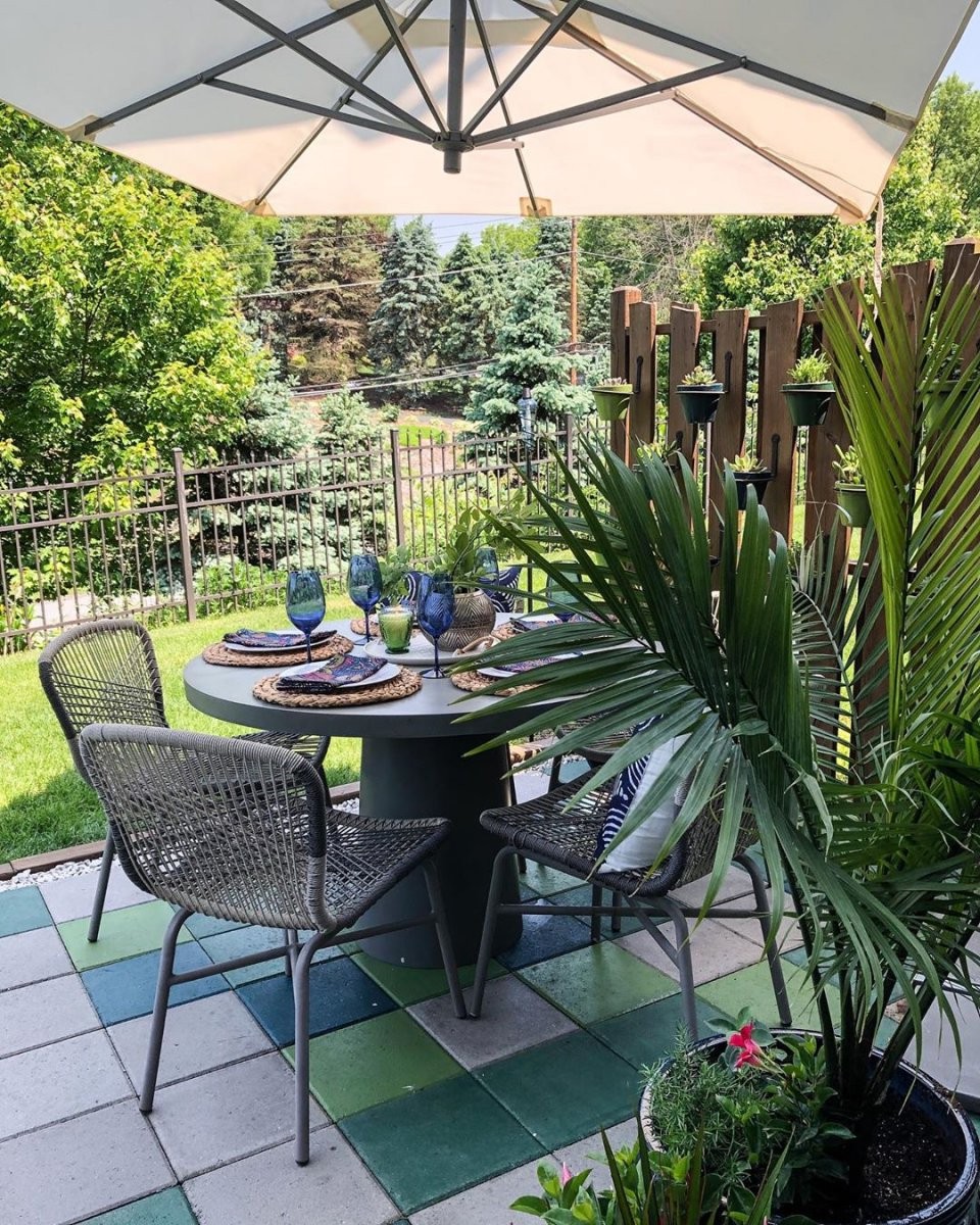 Вид патио заднего двора - фото 3