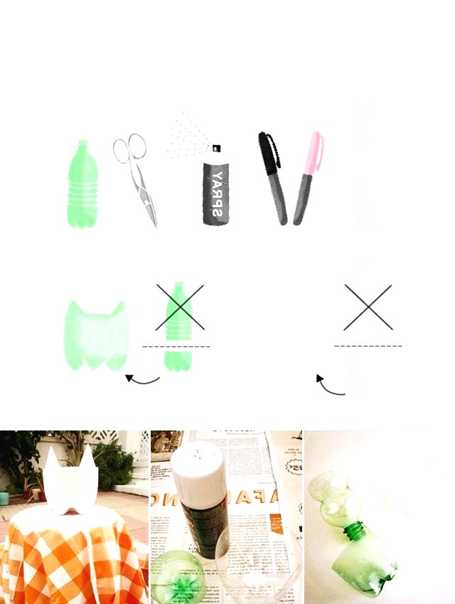 Цветочные горшки из пластиковой бутылки - фото 3