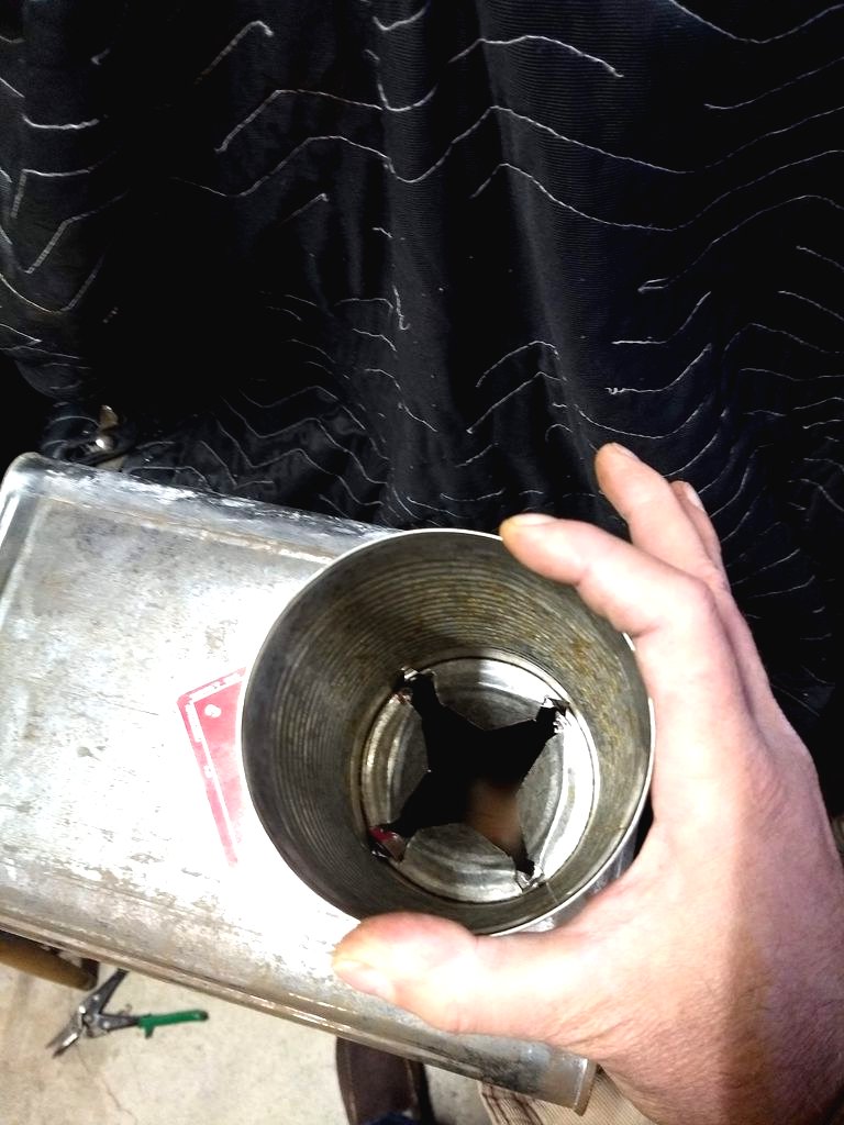 Дровяная печь из лома - фото 20