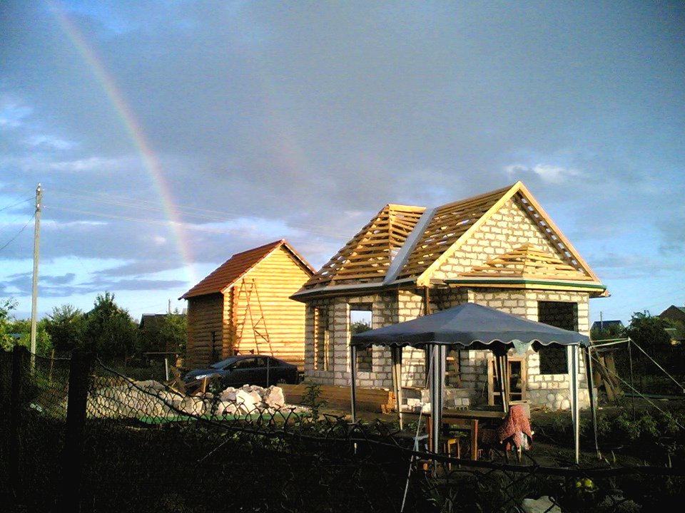 Строим дом из блоков на даче - фото 4