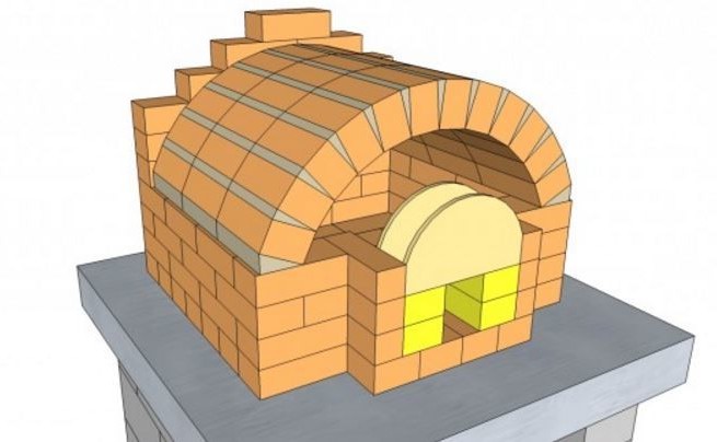 План постройки кирпичной печи - фото 11