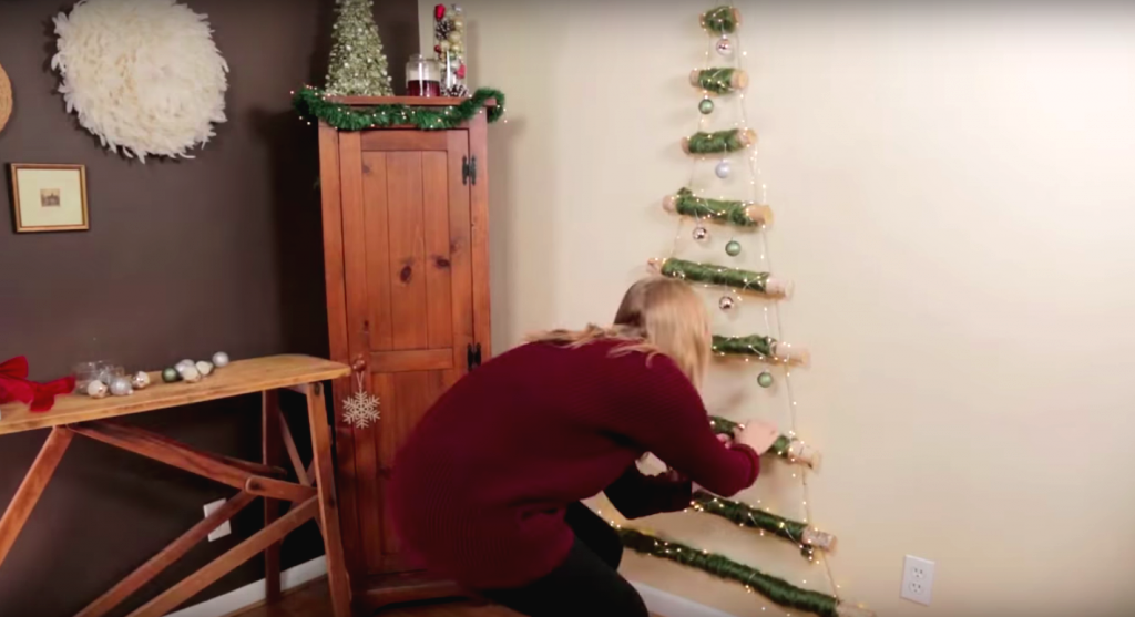 Елка из веток своими руками - фото 2