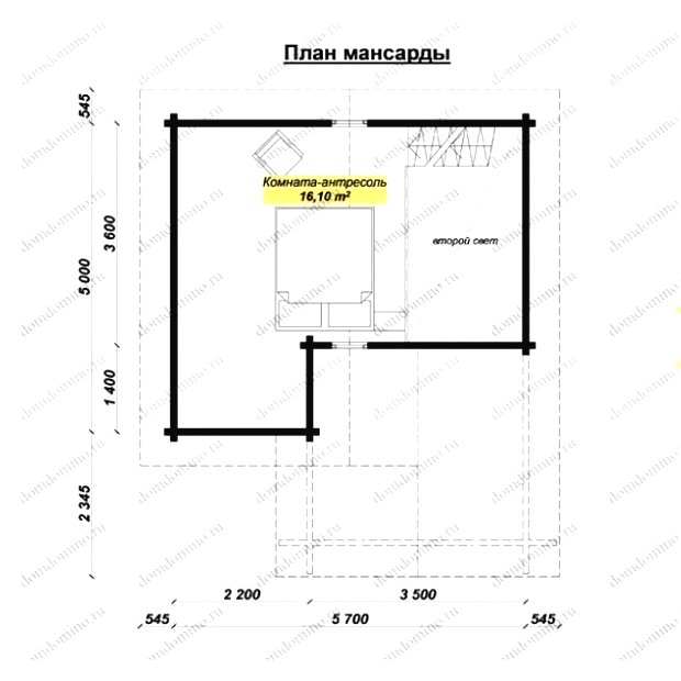 Дачный домик из бруса - фото 8