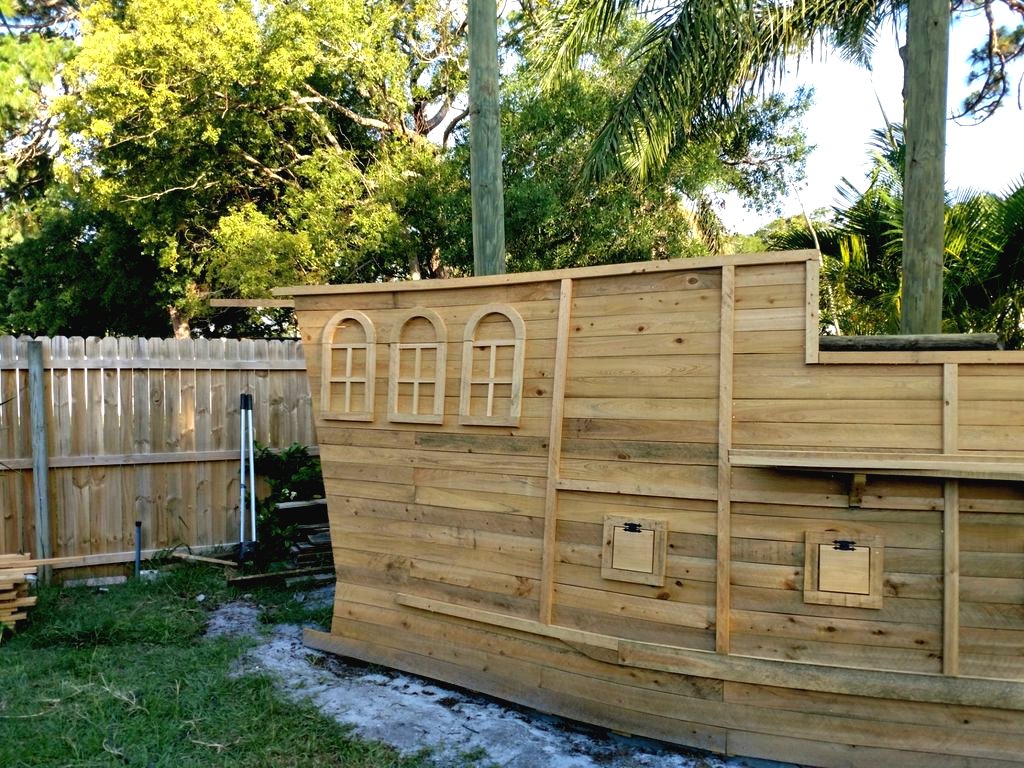 Оригинальный детский игровой домик - Пиратский корабль - фото 8