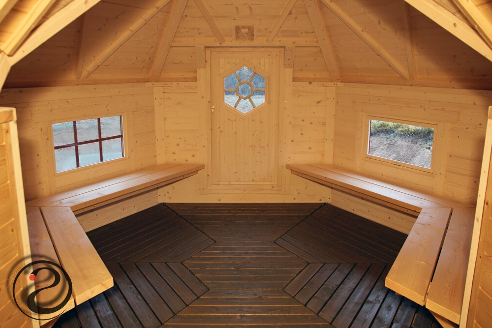 Сауна с печью для барбекю - фото 5