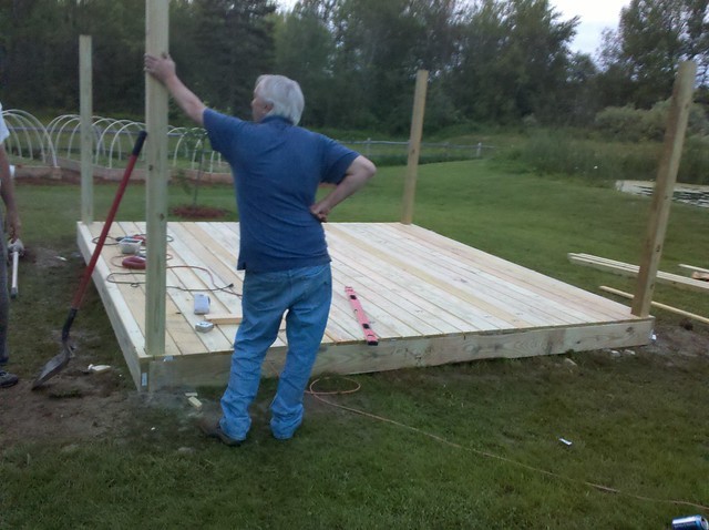 Беседка из дерева - фото 9