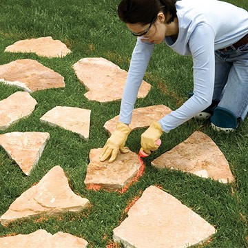 Садовая дорожка из камня - фото 3