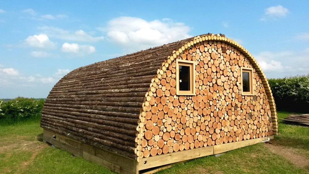 Деревянный дом полукруглой формы - фото 16