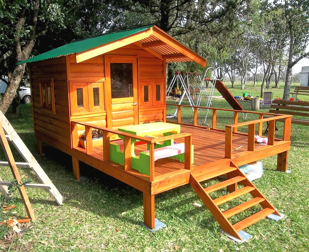 Детский домик с террасой - фото 5