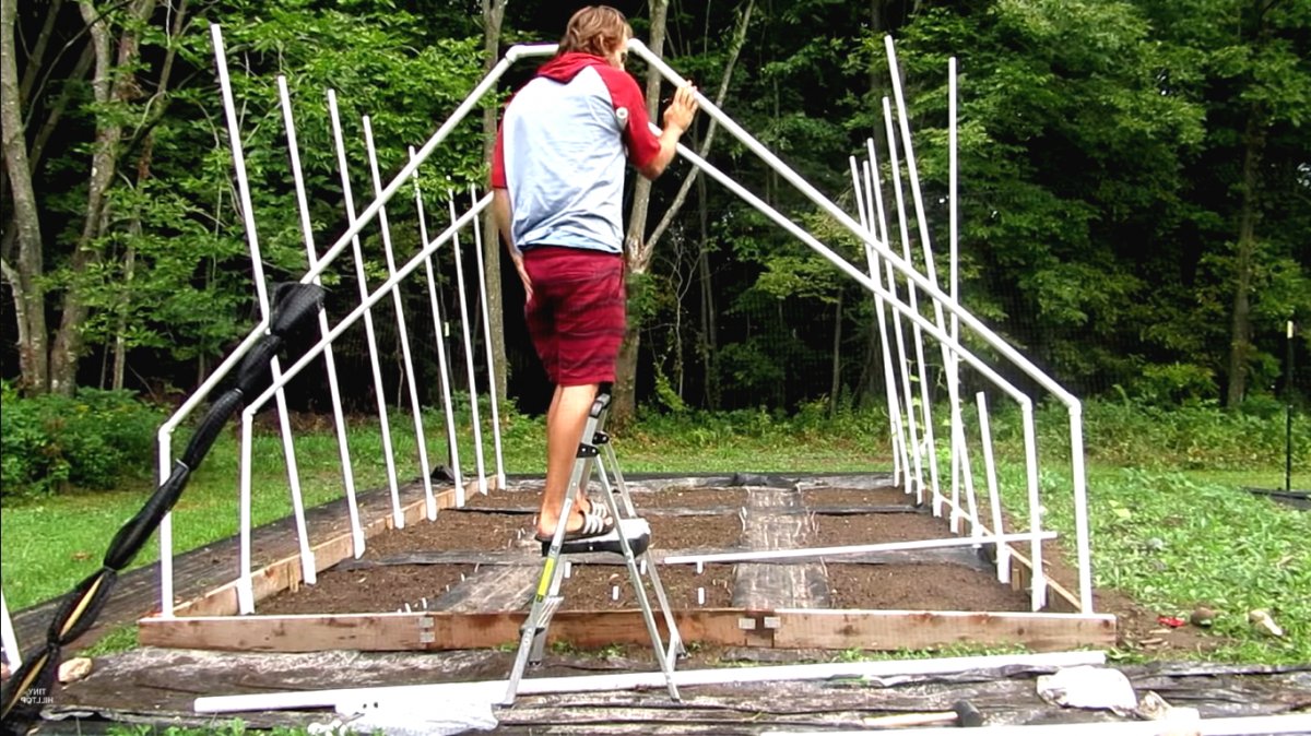 Теплица из ПВХ труб - фото 4