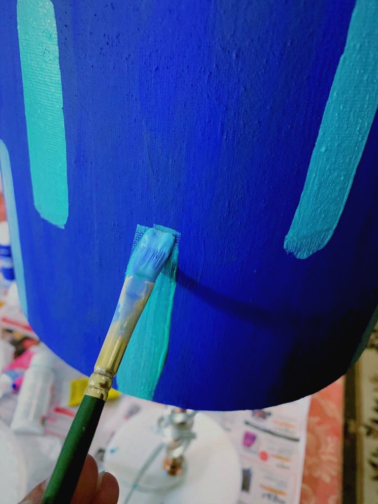 Обновляем абажур для торшера - фото 4