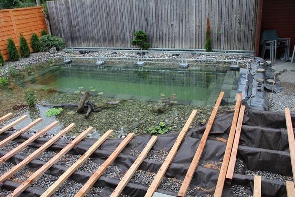 Бассейн в пруду - фото 14