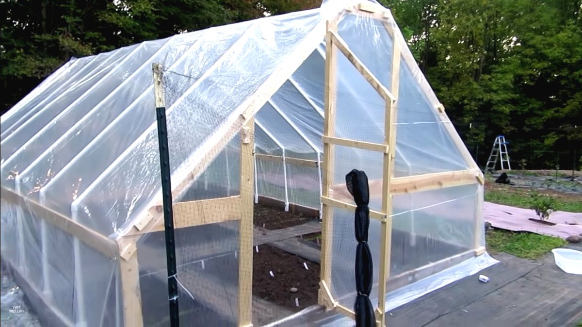 Теплица из ПВХ труб - фото 8