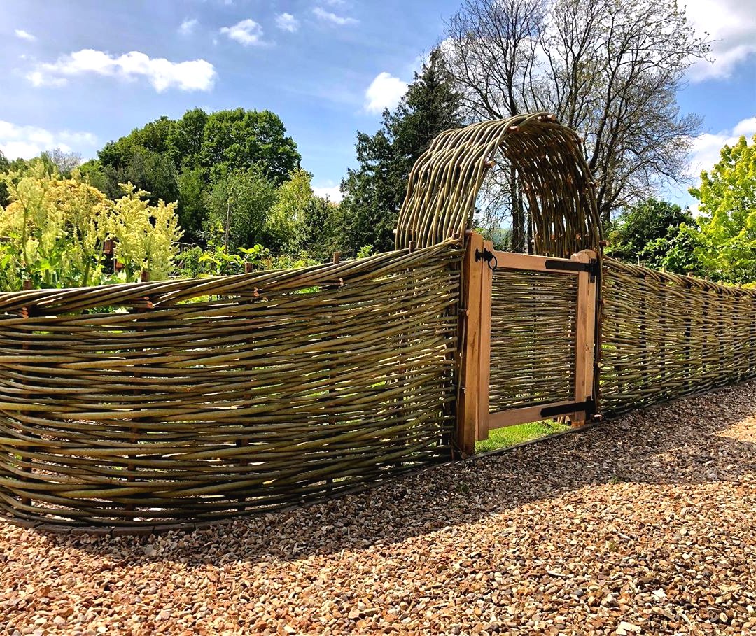 Плетеный забор своими руками - фото 7