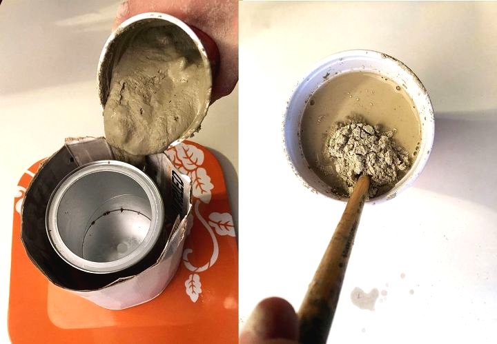 Оригинальный горшок из дерева и бетона - фото 4