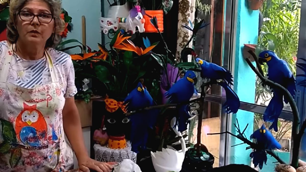 Попугай из пластиковой бутылки - фото 2