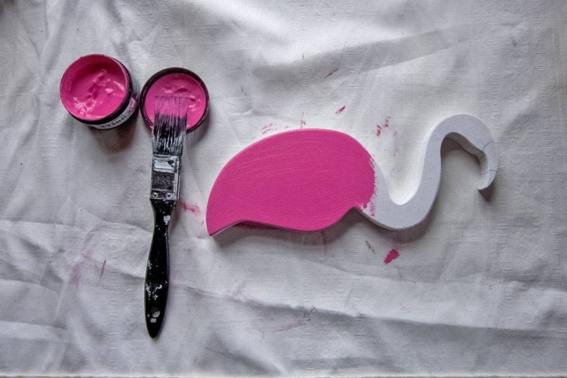 Фламинго из фанеры - фото 3