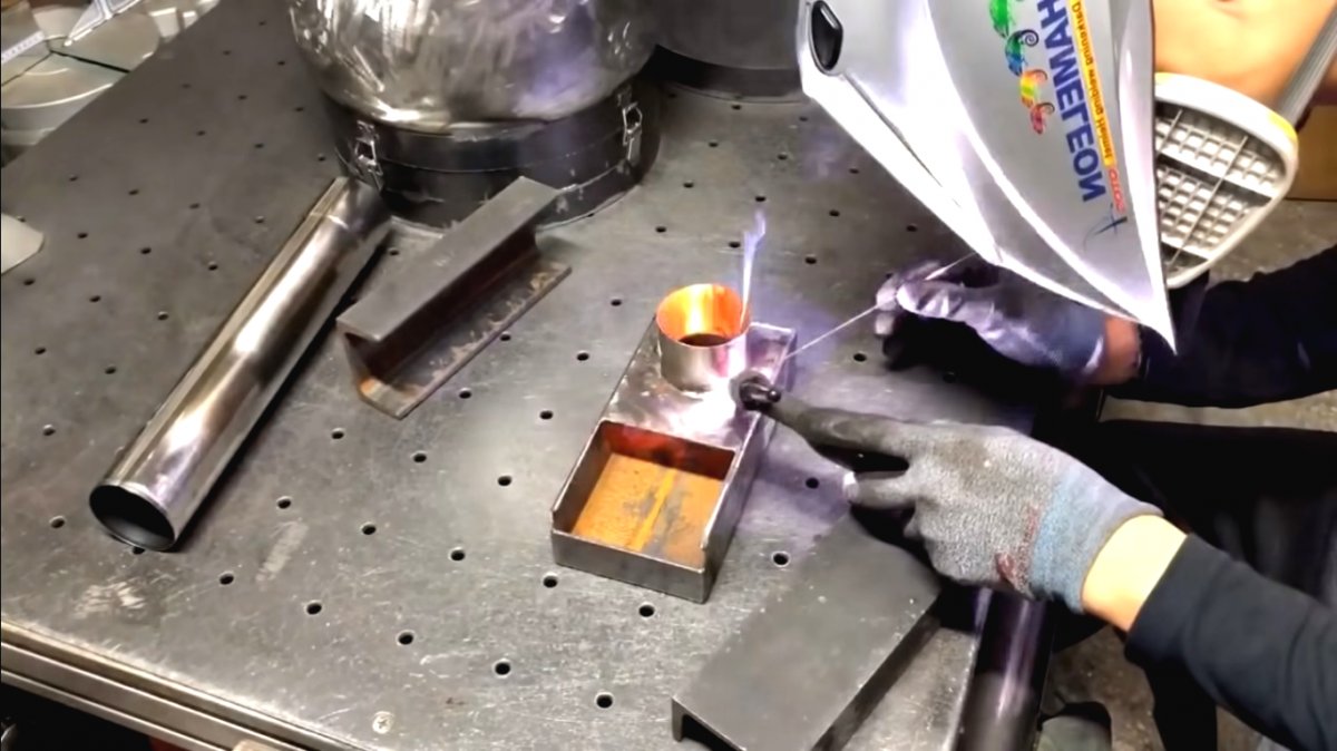 Буржуйка из старого газового баллона - фото 40