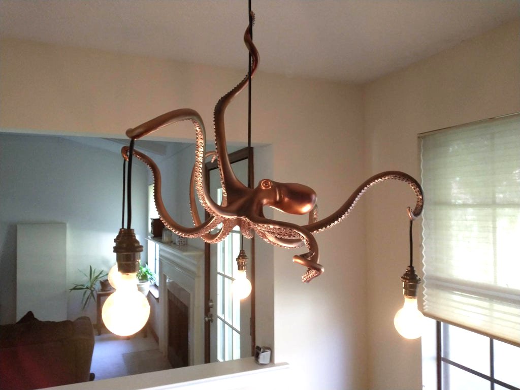 Оригинальная потолочная лампа - фото 54