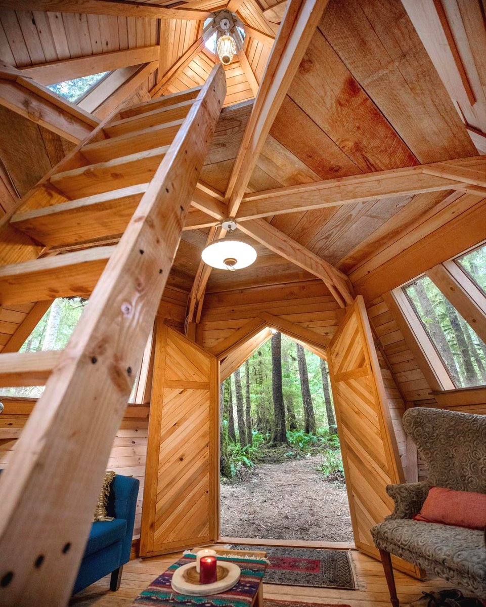 Оригинальная небольшая хижена - фото 10