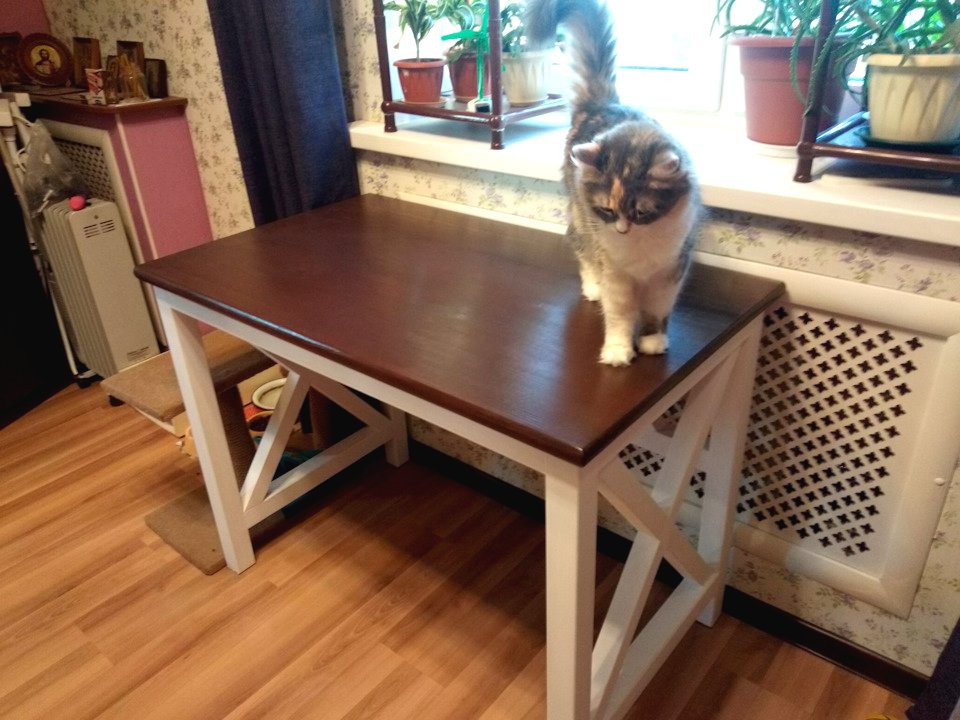 Стол и стул своими руками из дерева - фото 7