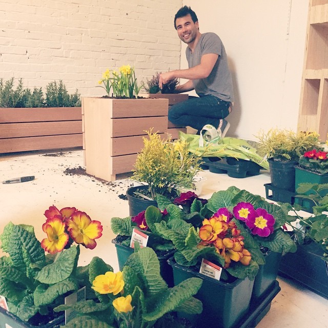 Клумба из палет - фото 3